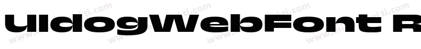 UIdogWebFont Regular字体转换
